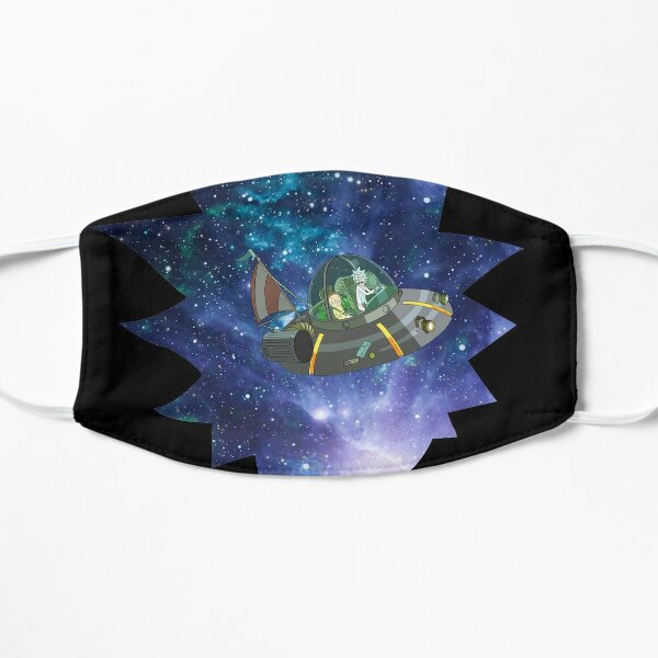 Rick Space - Universe | Rick and Morty inspired design Flat Mask
