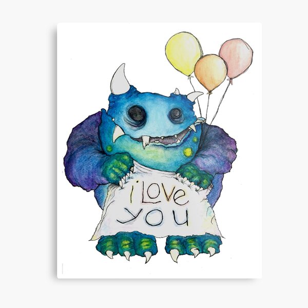 Artikel-Vorschau von Ich liebe dich Monster OG, designt und verkauft von Kat Corvidae.