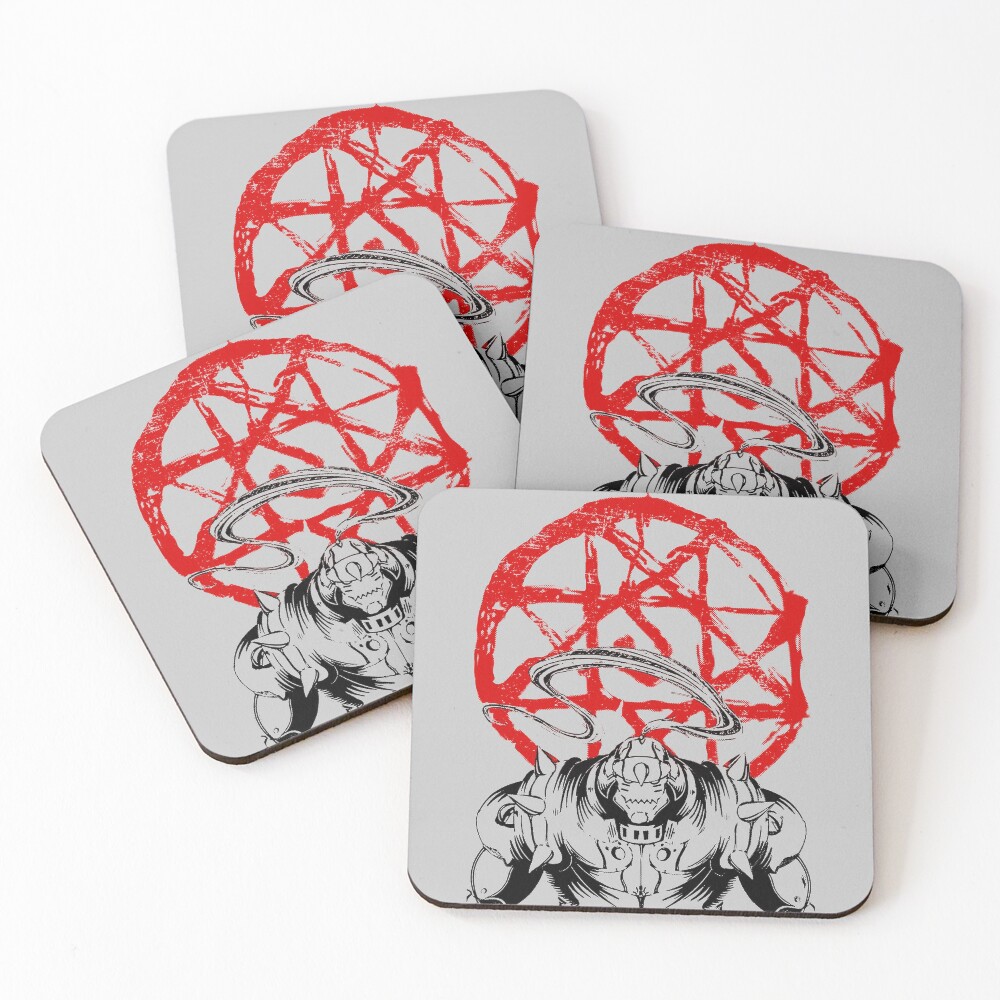 Item preview, Coasters (Set of 4) designed and sold by RageAnime.
