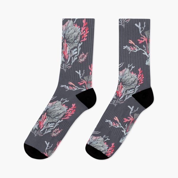 Item preview, Coral Print in Grey/Pink designed and sold by Katie Lutterschmidt.