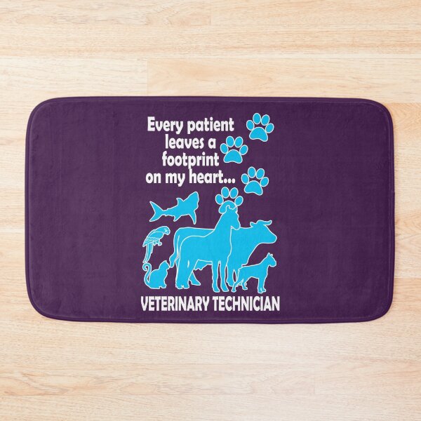 Item preview, Every Patient Leaves A Footprint On My Heart - Veterinary Technician designed and sold by flipper42.