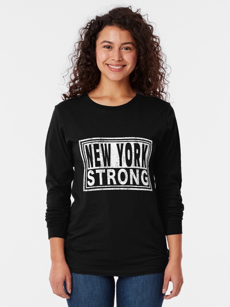Alternate view of New York Strong | Midtown Manhattan WTC. Long Sleeve T-Shirt