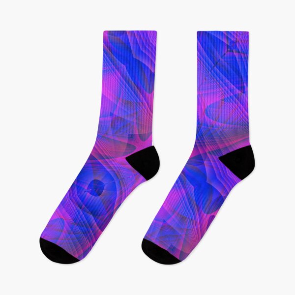 Item preview, Blue and Purple Abstract Alien Geometry designed and sold by tjustleft.