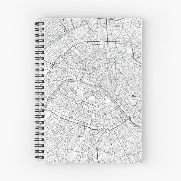 Item preview, Paris City Map designed and sold by JLCDesign.