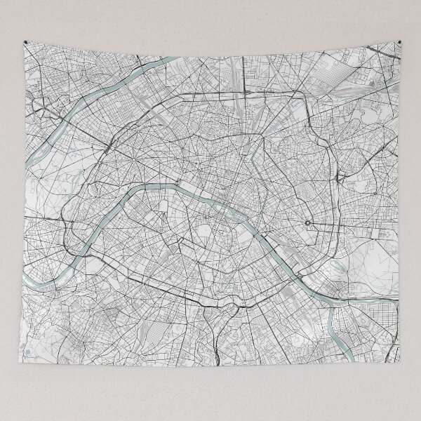 Item preview, Paris City Map designed and sold by JLCDesign.