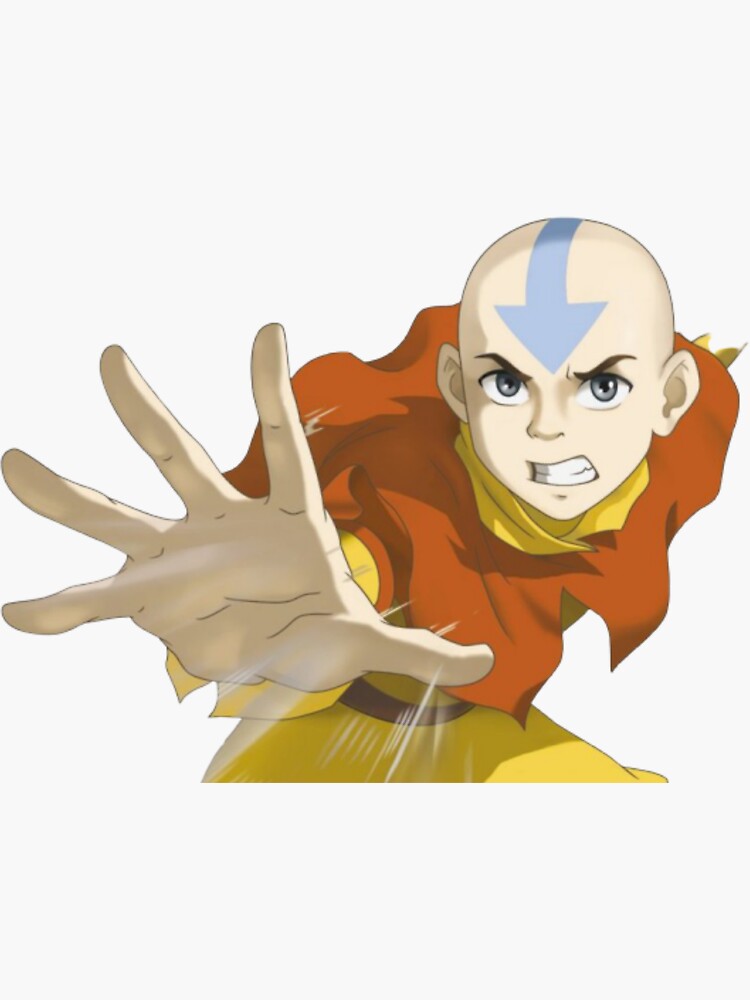 Avatar The Last Airbender Aang Sticker For Sale By Alexxandar14 Redbubble 1561