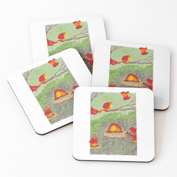Item preview, red bird designed and sold by marilrijks.