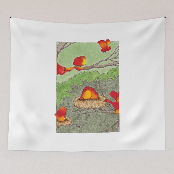 Item preview, red bird designed and sold by marilrijks.