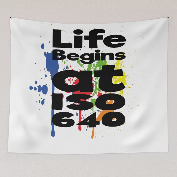 Item preview, Photographer life begins at iso 640 designed and sold by dinadesign.