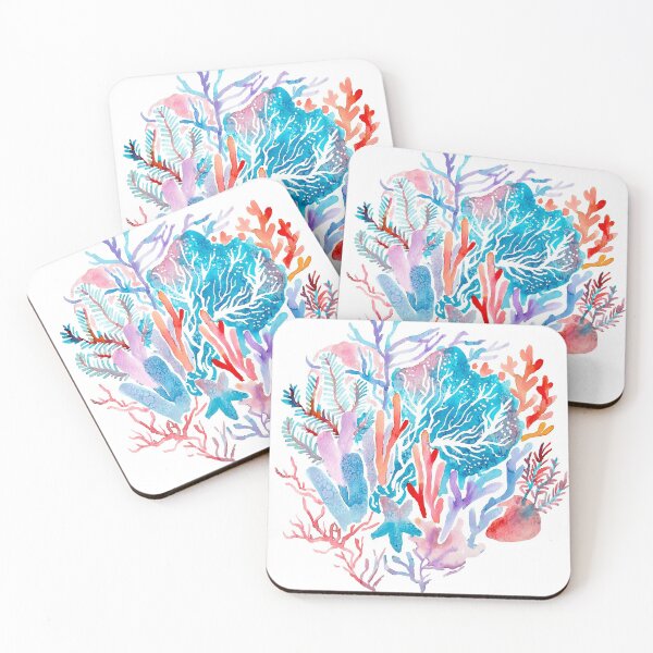 Item preview, Bright Coral Cluster designed and sold by Katie Lutterschmidt.