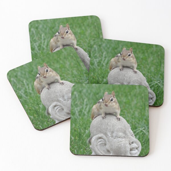 Item preview, Chipmunk hat for a stone Buddha designed and sold by cuisinecat2.