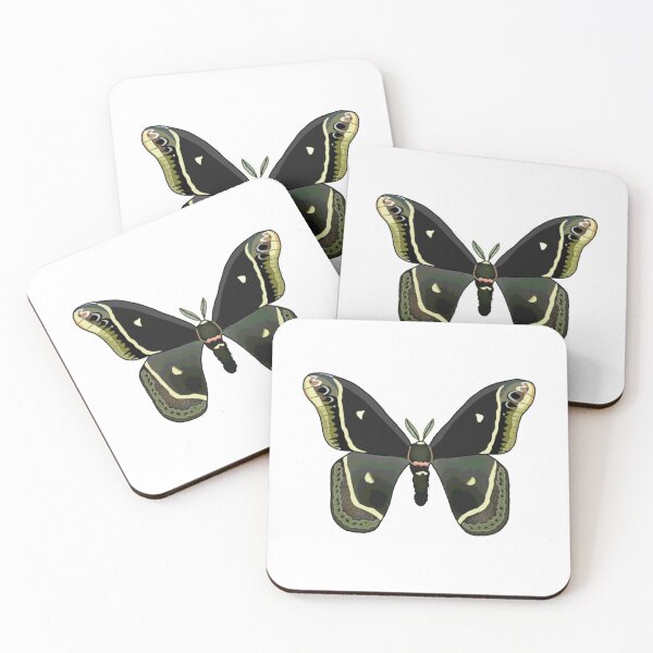 Item preview, Eupackardia Celleta Black Saturn moth designed and sold by Oleander Schweiger.