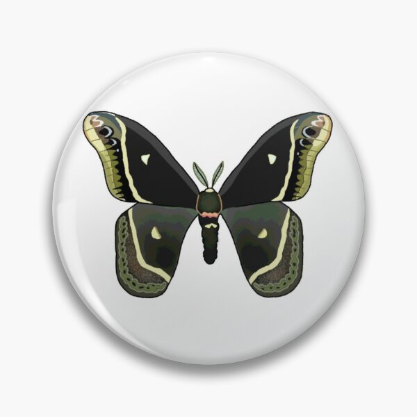 Item preview, Eupackardia Celleta Black Saturn moth designed and sold by Oleander Schweiger.