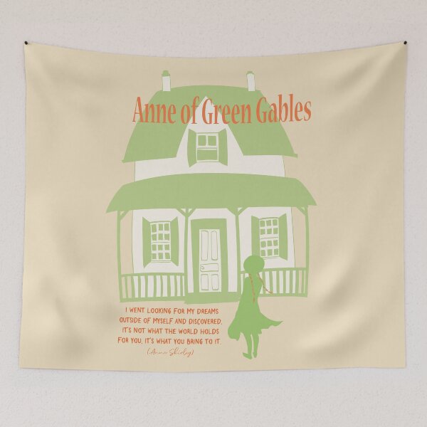 Item preview, Anne of green gables Anne Shirley lm montgomery quote Book Lover gift for teacher Best friend poster art print designed and sold by GalleryArtField.
