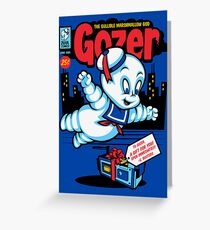 Gozer the Gullible God Greeting Card