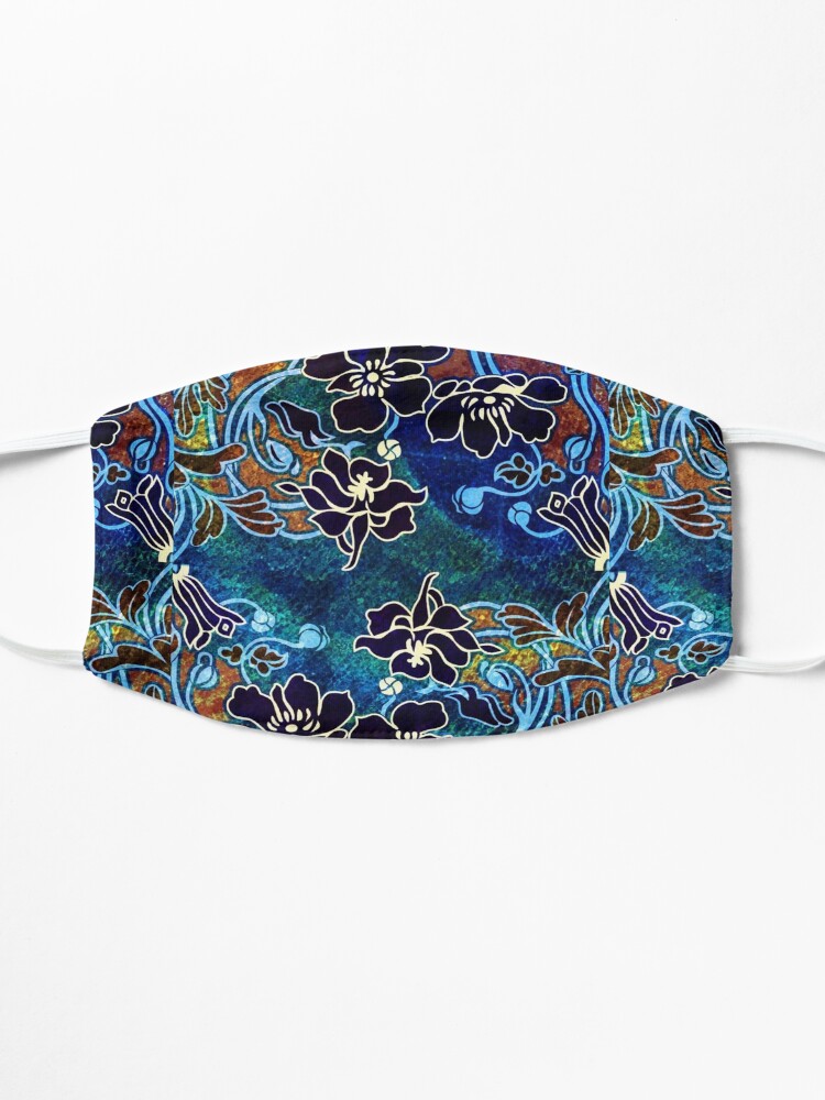 Alternate view of Peacock Floral, Part II Mask