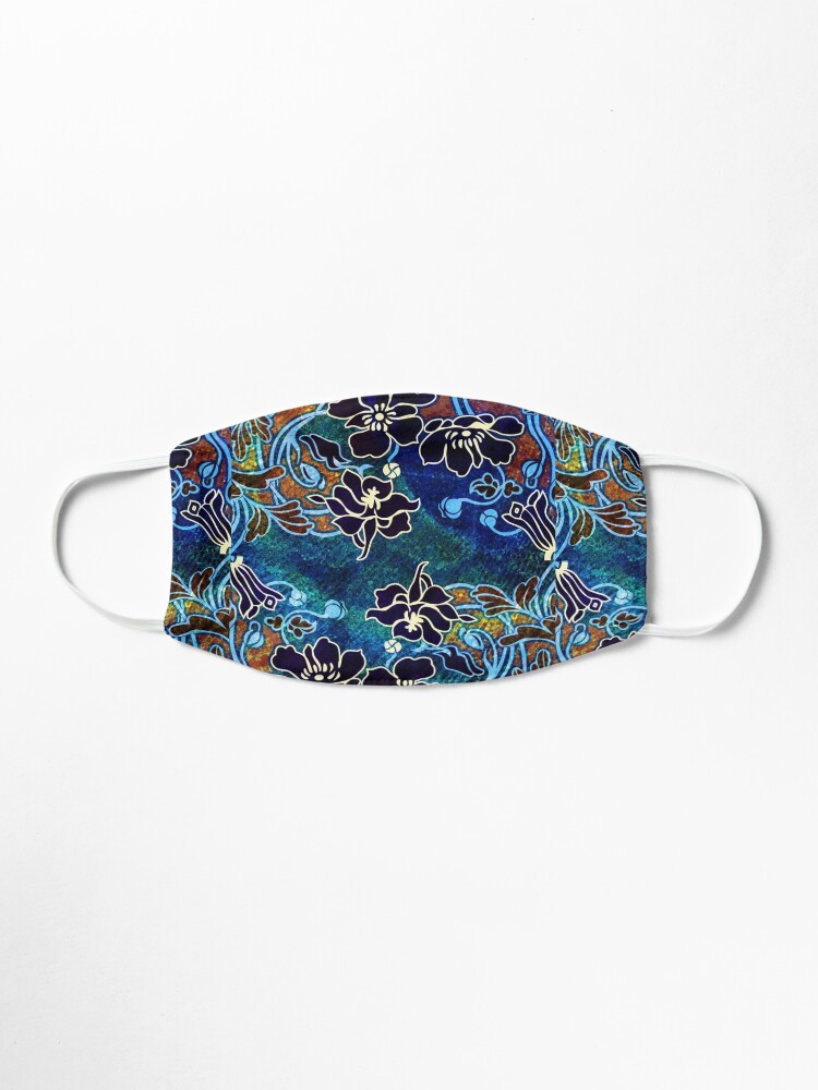 Alternate view of Peacock Floral, Part II Mask