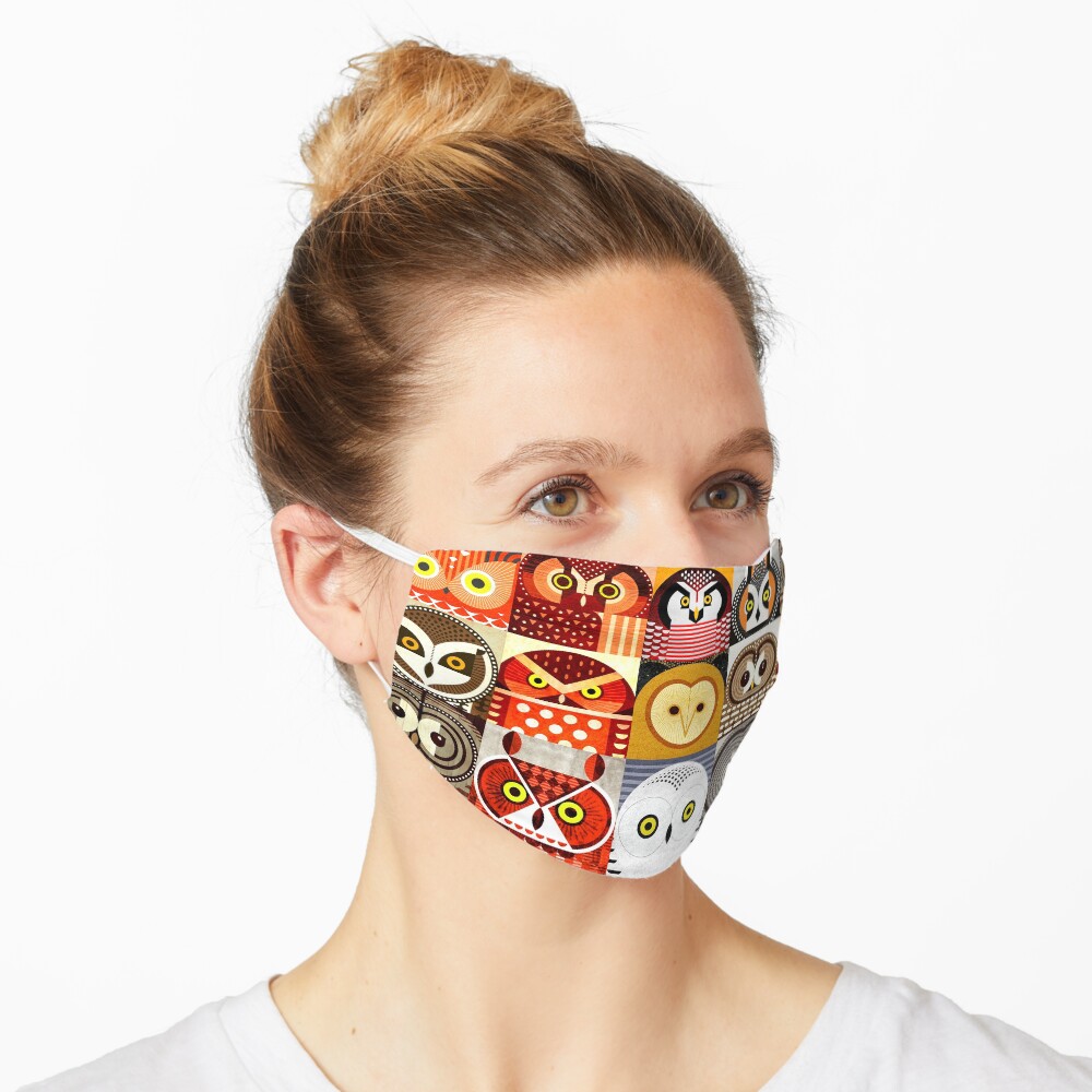 North American Owls Mask