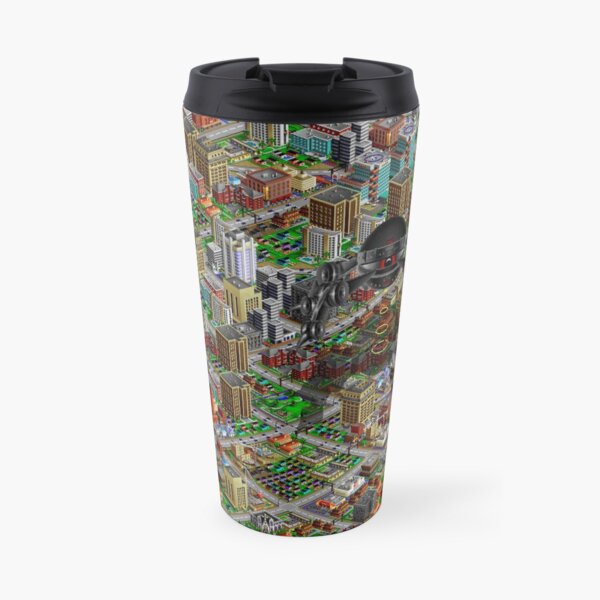 SimCity 2000 No logo Sim City Zoom - HD (High Contrast) Travel Mug
