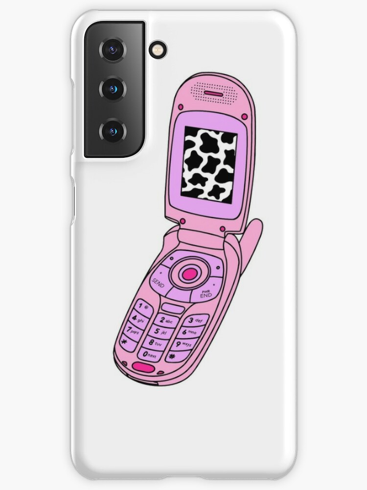 Y2k Pink Flip Phone Design Case Skin For Samsung Galaxy By Hanameda Redbubble