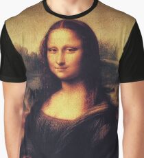 Mona Lisa! SWAG! PEACE! YOLO! Parody Graphic T-Shirt