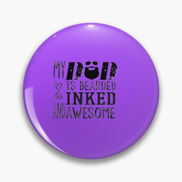 Item preview, My Dad is Bearded Inked and Awesome: Funny Bearded Dad Gift Idea. designed and sold by cutitoutsir.