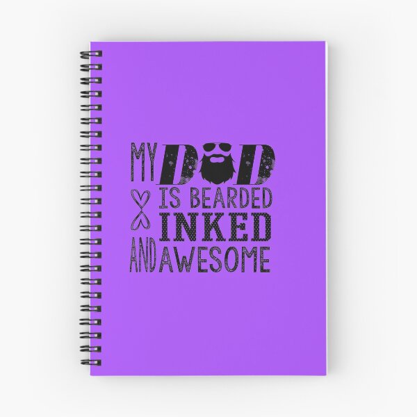 Item preview, My Dad is Bearded Inked and Awesome: Funny Bearded Dad Gift Idea. designed and sold by cutitoutsir.