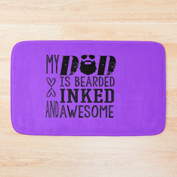 Item preview, My Dad is Bearded Inked and Awesome: Funny Bearded Dad Gift Idea. designed and sold by cutitoutsir.
