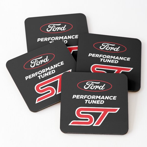 Ford Performance Tuned ST Dessous de verre (lot de 4)