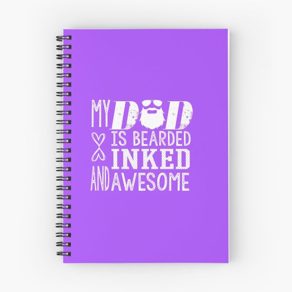 Item preview, My Dad is Bearded Inked and Awesome: Funny Bearded Dad Gift Idea. designed and sold by cutitoutsir.