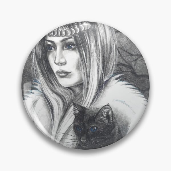 Item preview, Witch Art Print Black Cat Art Halloween Art Gothic Art Conjuring designed and sold by Deanna Davoli.