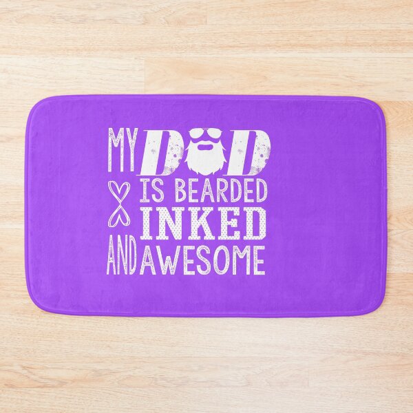 Item preview, My Dad is Bearded Inked and Awesome: Funny Bearded Dad Gift Idea. designed and sold by cutitoutsir.