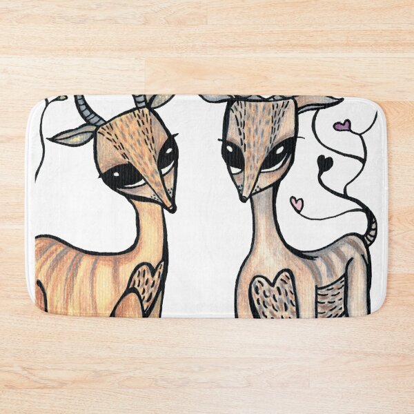 Item preview, Colour Anteloping, antelopes, couple, love designed and sold by sonabeam.