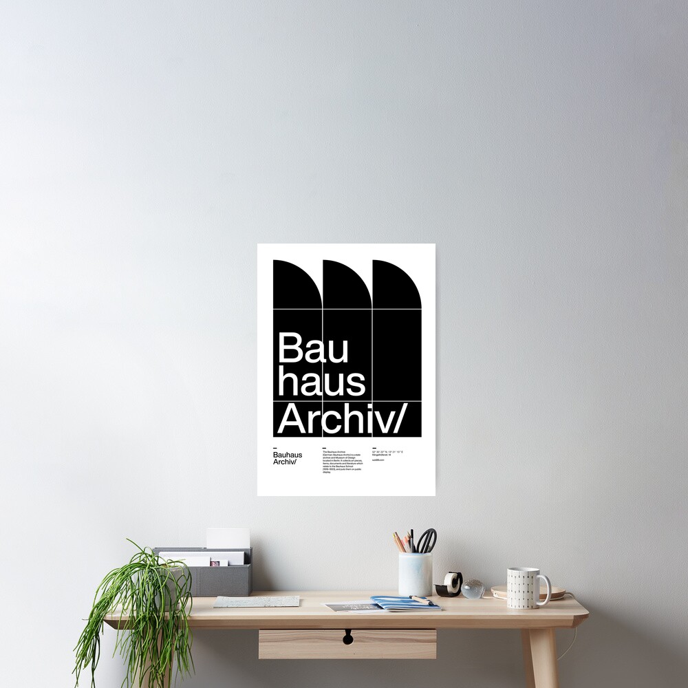 Bauhaus Archiv Poster