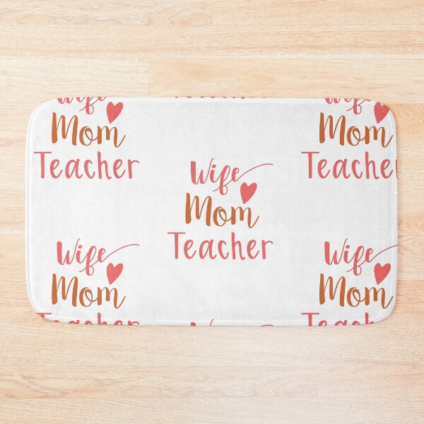 Item preview, Wife Mom Teacher Heart Gift  designed and sold by PupnkittyMania ⭐⭐⭐⭐⭐.