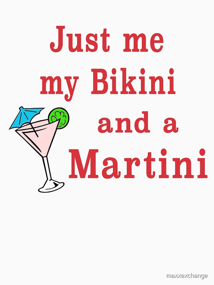 Bikini Martini beachwear swimsuit cosmopolitan. by maxxexchange