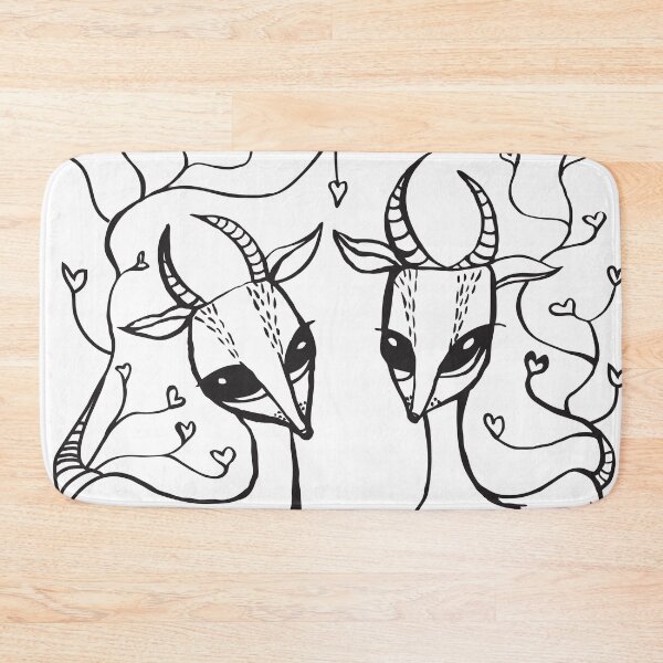 Item preview, Anteloping, antelopes, couple, love designed and sold by sonabeam.