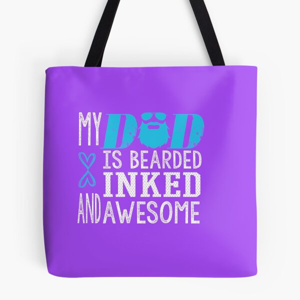 Item preview, My Dad is Bearded Inked and Awesome: Funny Bearded Dad Gift Idea. designed and sold by cutitoutsir.