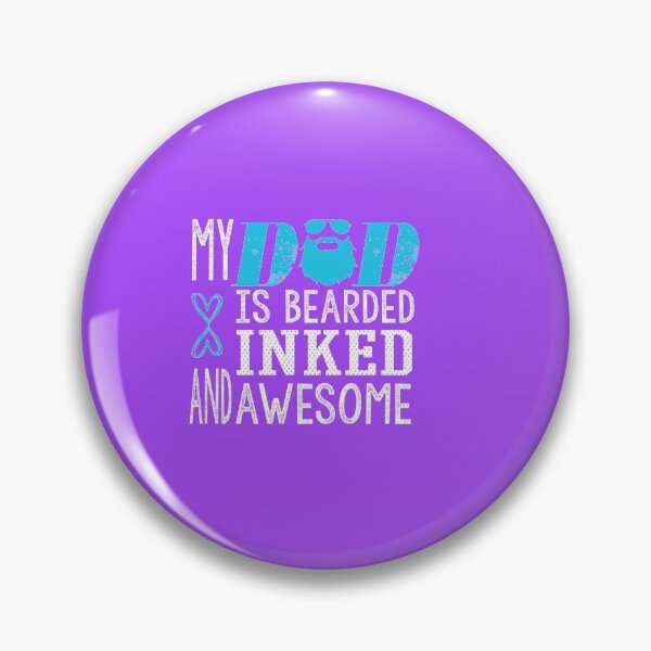 Item preview, My Dad is Bearded Inked and Awesome: Funny Bearded Dad Gift Idea. designed and sold by cutitoutsir.