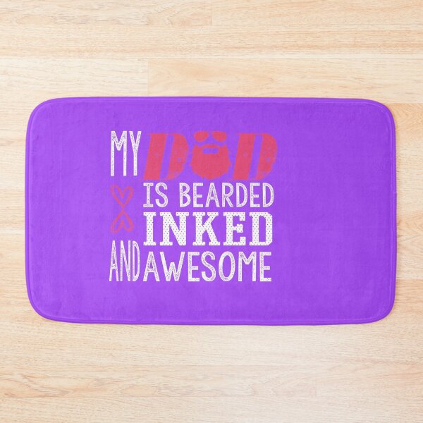 Item preview, My Dad is Bearded Inked and Awesome: Funny Bearded Dad Gift Idea. designed and sold by cutitoutsir.