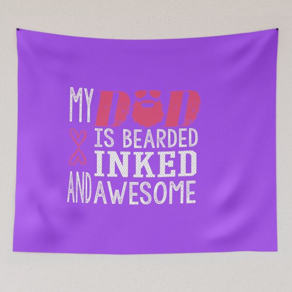 Item preview, My Dad is Bearded Inked and Awesome: Funny Bearded Dad Gift Idea. designed and sold by cutitoutsir.