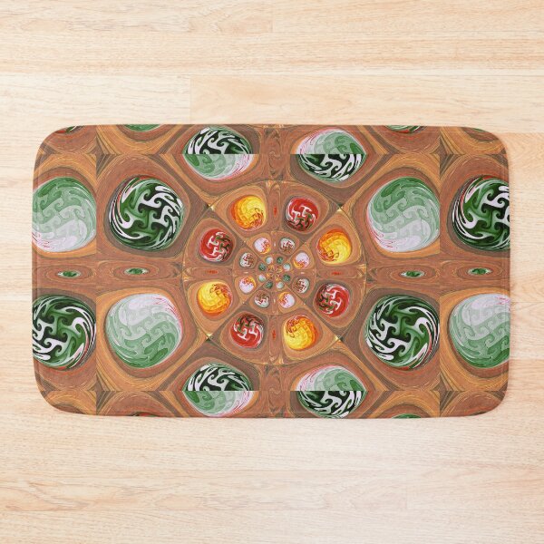 Item preview, Kaleidoscopic Abstract Planets Pattern designed and sold by pinkal.