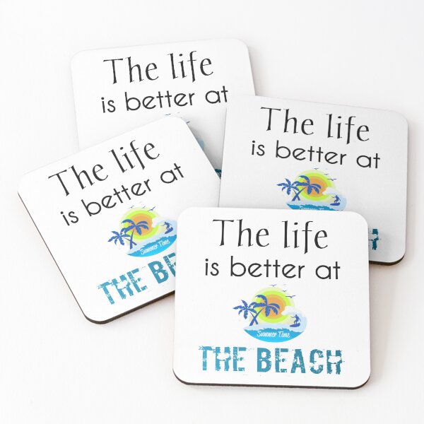 Item preview, The life is better at the beach,Funny summer gift  designed and sold by Essakhi12.