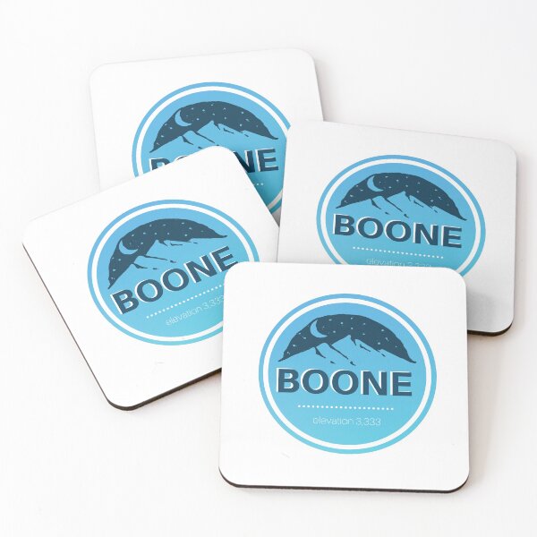 Item preview, Boone Elevation sticker with mountains  designed and sold by mackenzieh3.