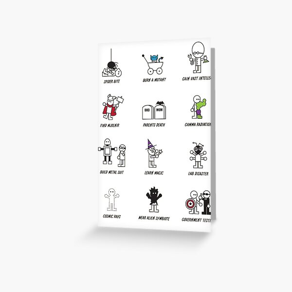 How to be a Superhero Greeting Card