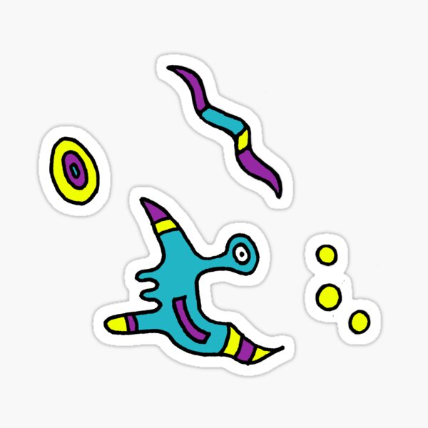 Cosmo-pong Sticker