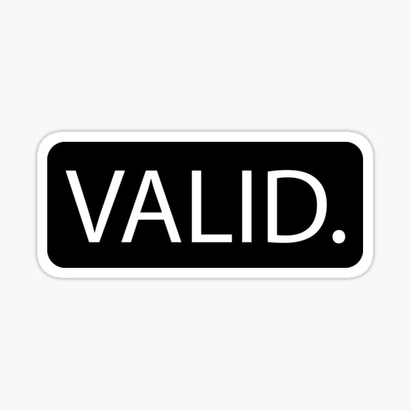 VALID Sticker