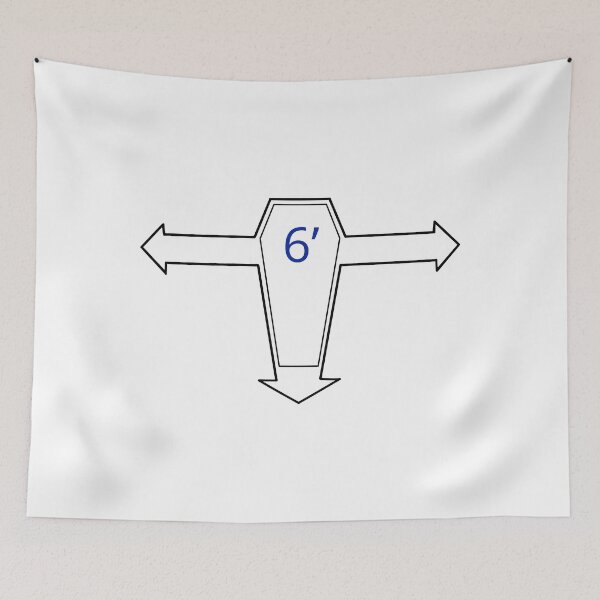 Item preview, 6ft. apart or 6ft. under designed and sold by lucienchip.