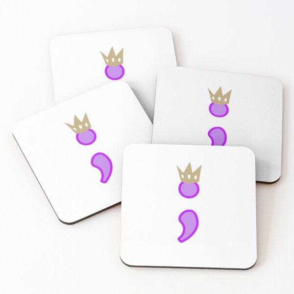 Item preview, Semicolon with a crown designed and sold by morganmaterni.