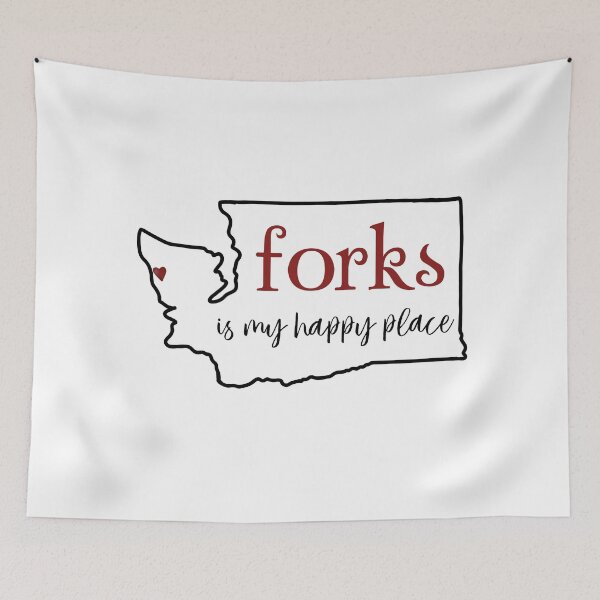 Item preview, Forks is my Happy Place Twilight designed and sold by megankillinger.